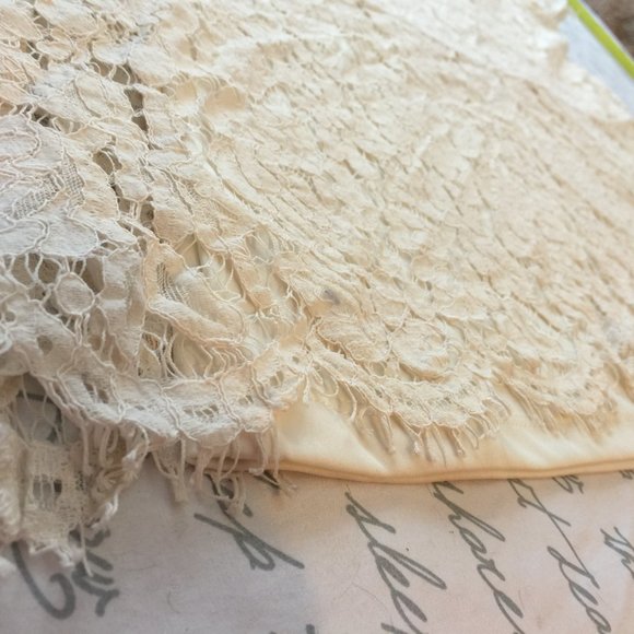 Ivory Lace Top Izaac Mizrah Live - Picture 6 of 8